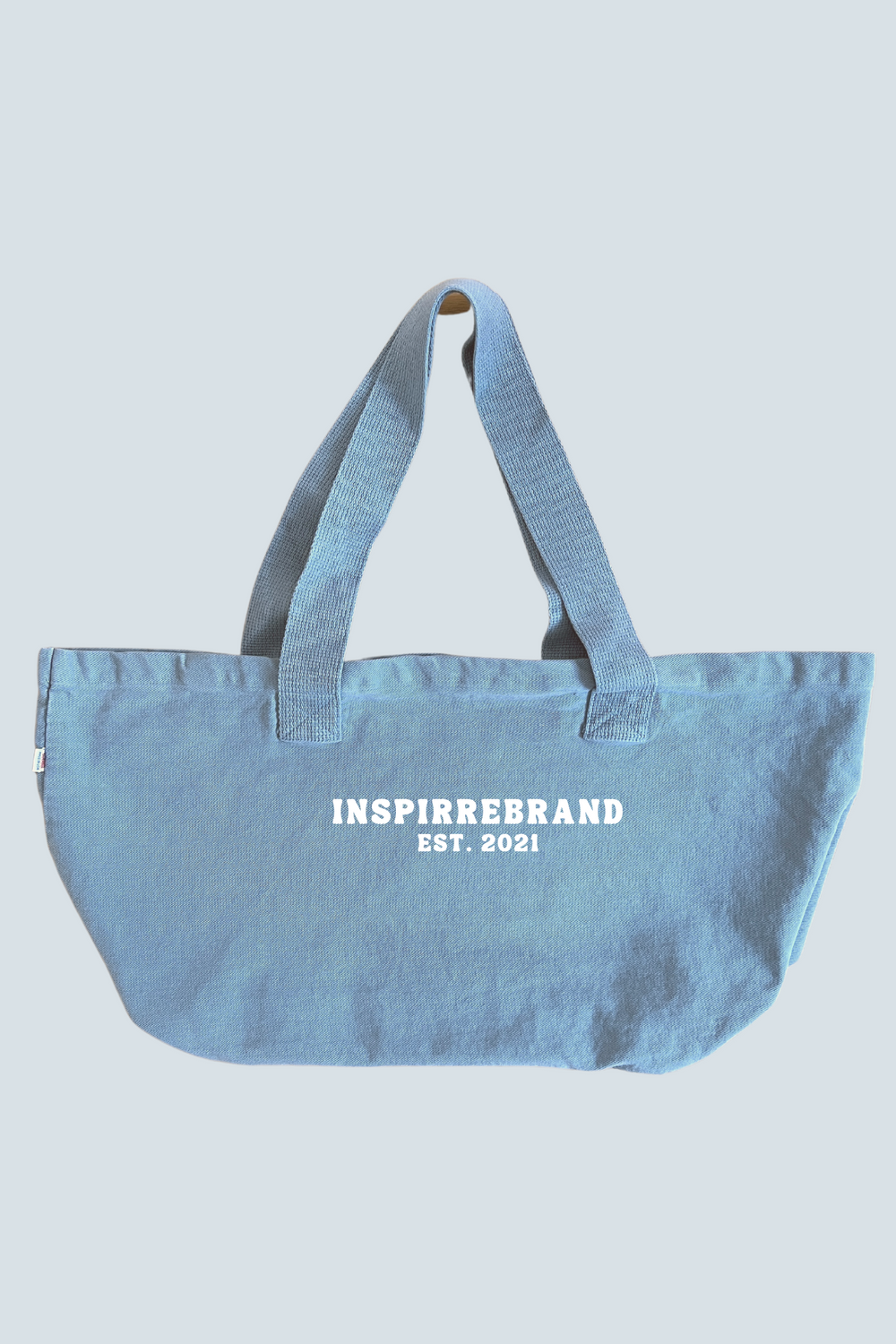 Carry Positivity Everywhere Denim Tote Bag