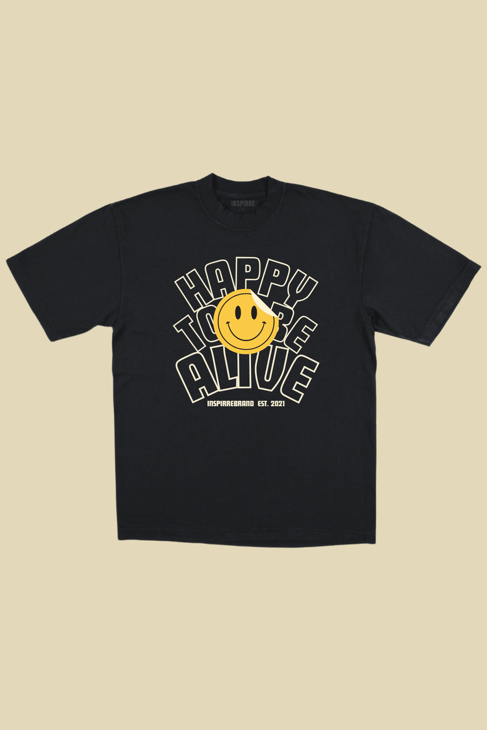 Happy To Be Alive Smiley Tee