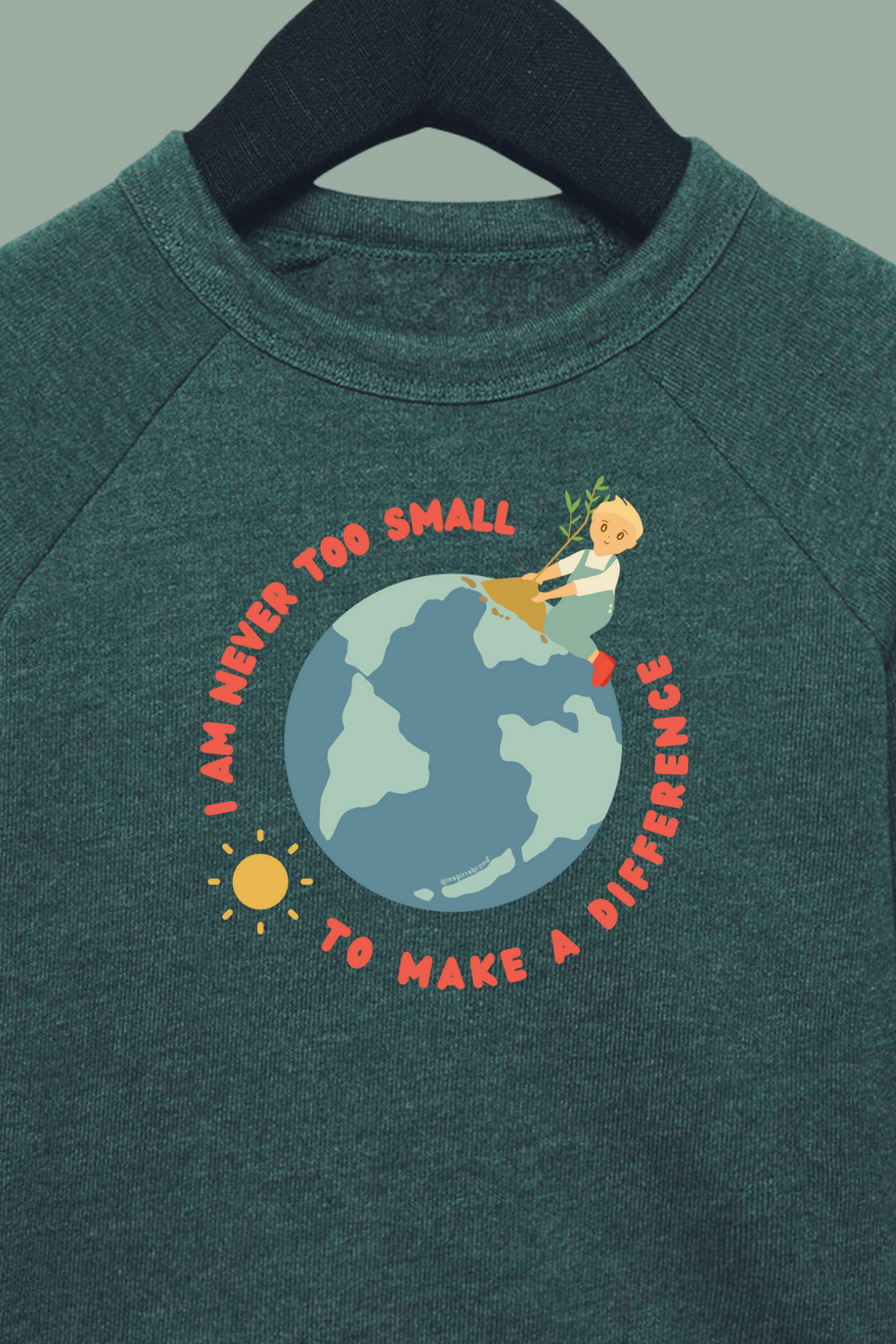 I Am Never Too Small (Toddler Fleece Sweatshirt)