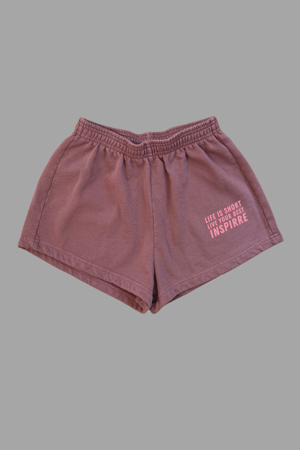 Life is Short Live Your Best Fleece Short